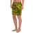 Polynesian Hawaiian Style Tribal Tattoo Yellow Men's Athletic Long Shorts - Polynesian Pride