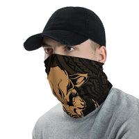 Hawaiian Bandana Wild Boar Kamapua'a Polynesian Neck Gaiter - Gold - Polynesian Pride