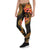 Polynesian Hawaii Women Legging - Gold Plumeria - Polynesian Pride