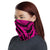 Hawaiian Bandana - Polynesian Swirly Tatau Pink Neck Gaiter - Polynesian Pride