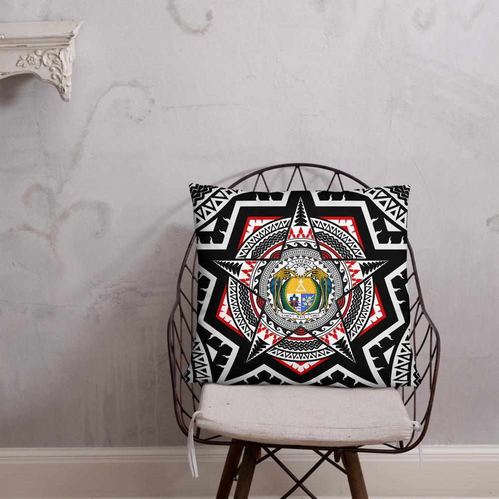 Nauru Pillow - Mandala Star Patterns - Polynesian Pride