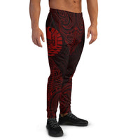 French Polynesia Sweatpant - Polynesian Patterns Red Color - Polynesian Pride
