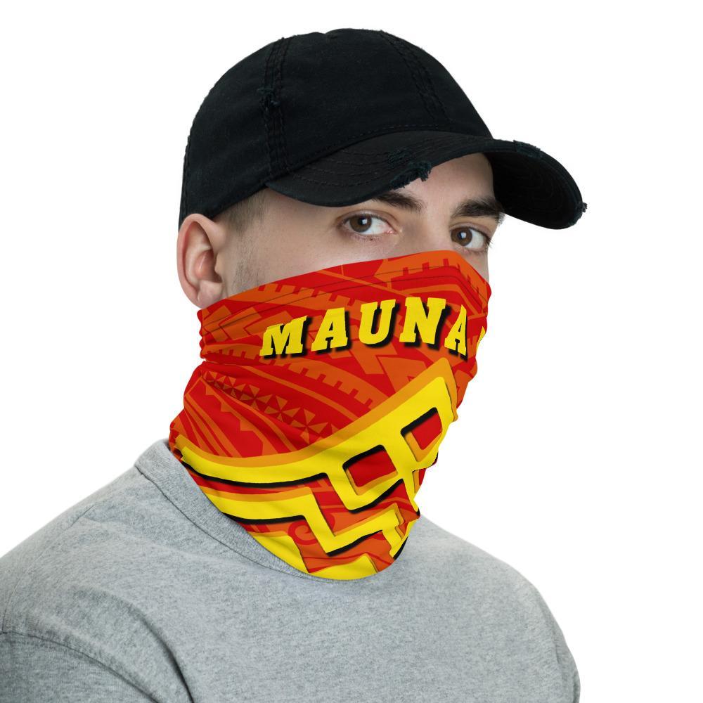 Hawaiian Bandana Mauna Kea Speacial Polynesian Neck Gaiter - AH - Red - Polynesian Pride