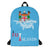 Fiji Backpack - Shark With Coat Of Arms Art - Polynesian Pride