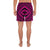 Polynesian Tatau Pink Men's Athletic Long Shorts - Polynesian Pride