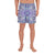 Polynesian Symmetry Gardient Violet Men's Athletic Long Shorts Art - Polynesian Pride