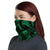 Hawaiian Bandana - Polynesian Curly Tatau Green Neck Gaiter - Polynesian Pride