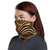 Polynesian Maori Mask Gold Unisex Neck Gaiter - Polynesian Pride