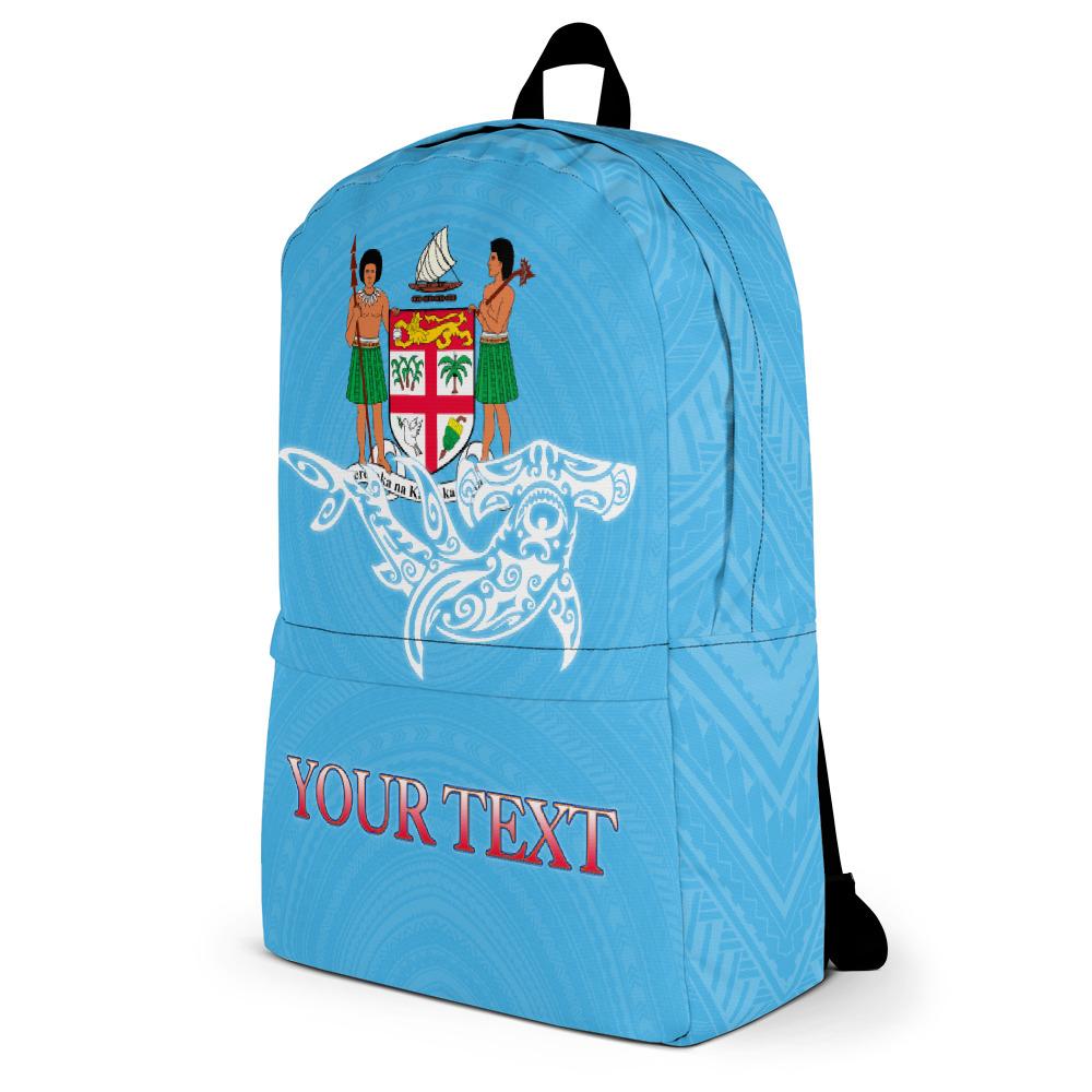 Fiji Backpack - Custom Shark With Coat Of Arms - Polynesian Pride