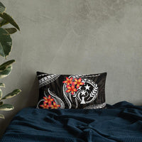 Kosrae Micronesian Pillow - White Plumeria - Polynesian Pride
