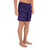 Polynesian Hawaiian Style Tribal Tattoo Violet Men's Athletic Long Shorts - Polynesian Pride