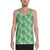 Tropical Leaves Jungle Monstera Leaf Hawaii Men's Tank Top AH White - Polynesian Pride