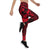 Guam Polynesian Leggings - Guam Red Seal with Polynesian Tattoo - Polynesian Pride