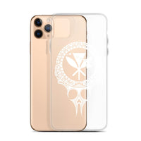 Kanaka Maoli Iphone Case The Eyes White AH iPhone 11 Pro Max Phone Case White - Polynesian Pride