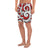 Polynesian Maori Ethnic Ornament Red Men's Athletic Long Shorts - Polynesian Pride