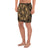 Polynesian Plumeria Mix Gold Black Men's Athletic Long Shorts - Polynesian Pride