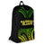 Marshall Islands Polynesian Backpack - Reggae Tribal Pattern - Polynesian Pride