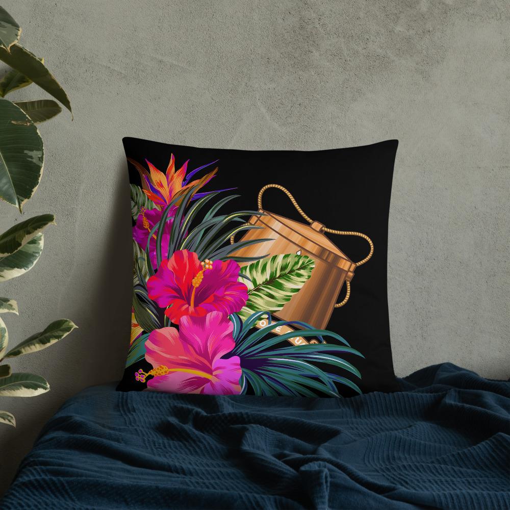 Tokelau Polynesian Basic Pillow - Tropical Bouquet - Polynesian Pride