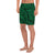 Polynesian Maori Lauhala Green Men's Athletic Long Shorts - Polynesian Pride