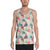 Hawaii Tropical Leaf Triangle Pattern - Hawaii Men's Tank Top AH White - Polynesian Pride