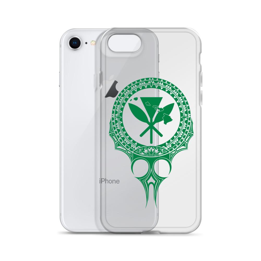 Kanaka Maoli Iphone Case The Eyes Green AH iPhone 7/8 Phone Case Green - Polynesian Pride