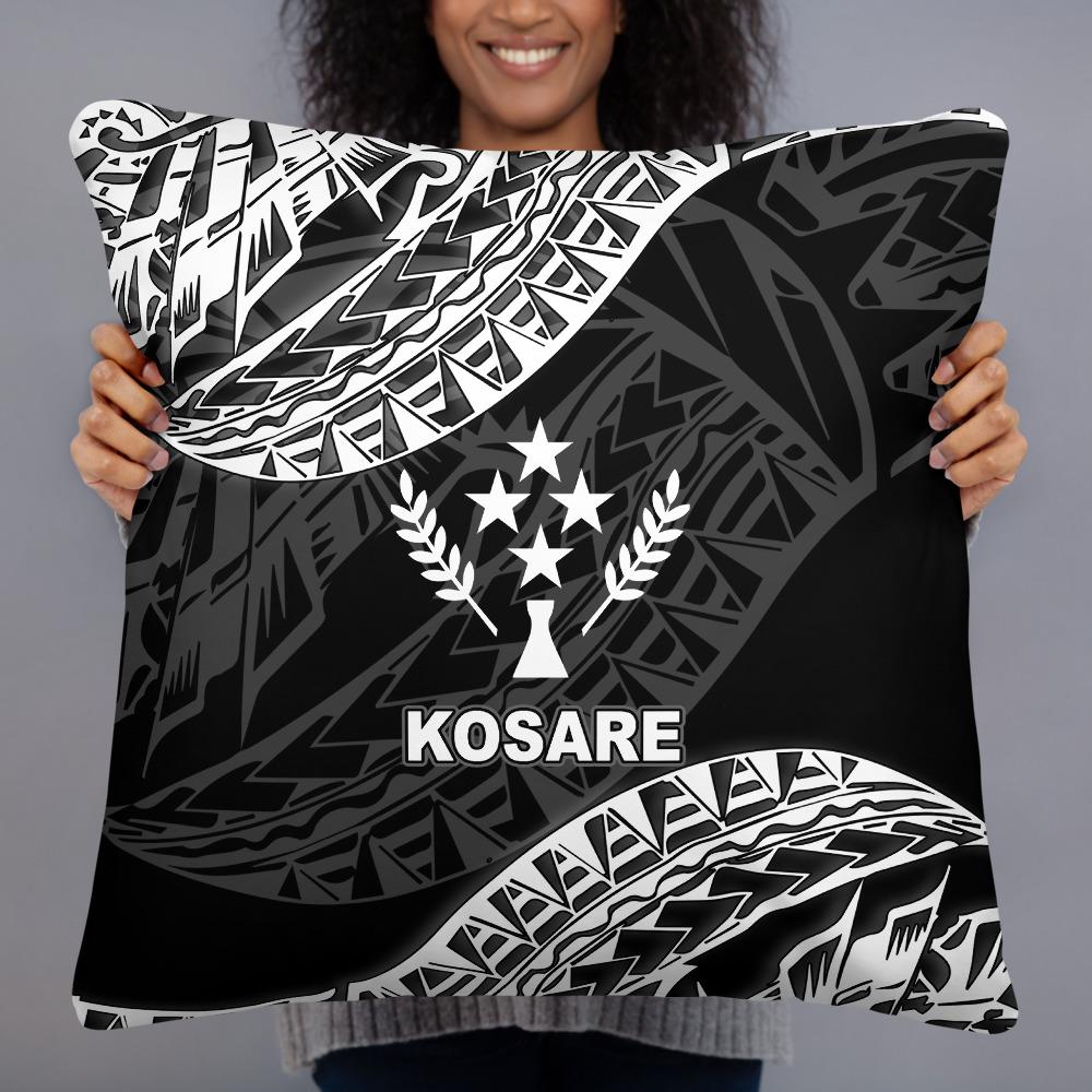 Kosrae Polynesian Pillow - Black Seal Pillows 22×22 Black - Polynesian Pride