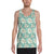 Hawaii Tropical Blue Hawaii Men's Tank Top AH White - Polynesian Pride