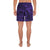 Polynesian Hawaiian Style Tribal Tattoo Violet Men's Athletic Long Shorts - Polynesian Pride