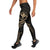 Polynesian Hawaii Women's Legging - Gold Tribal Wave - Polynesian Pride