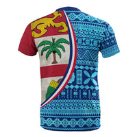 Fiji T Shirt Fijian Flag Tapa Pattern - Polynesian Pride