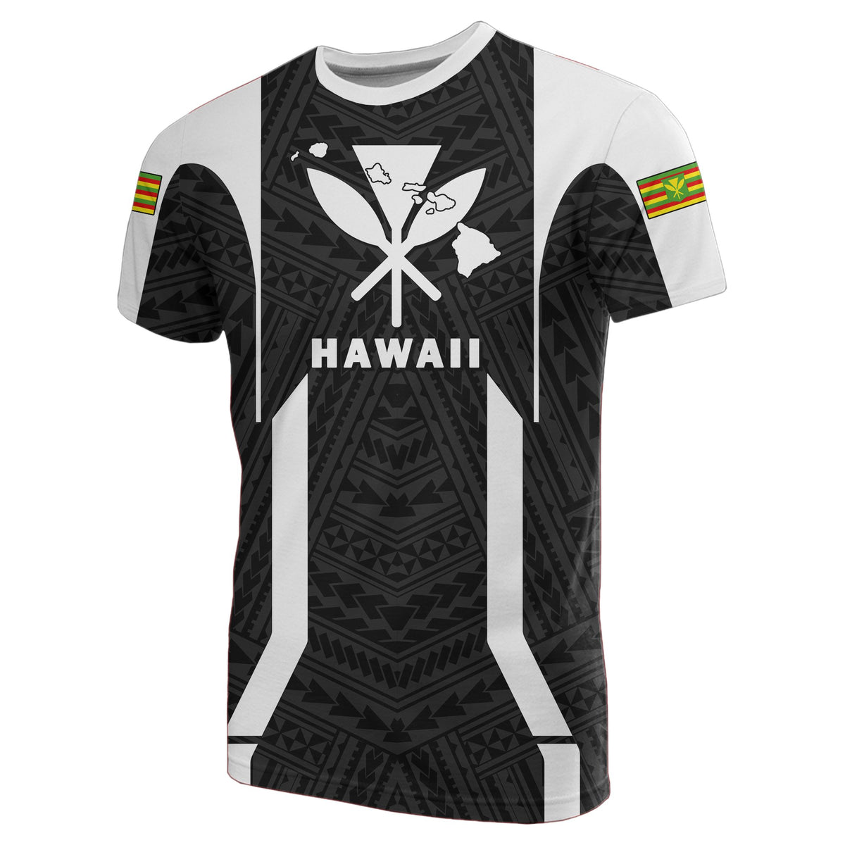 Hawaii Kanaka Polynesian T Shirt White - Polynesian Pride