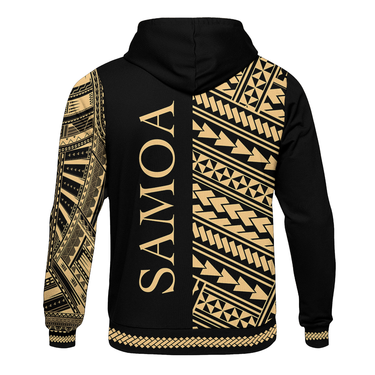 Samoa Hoodie Polynesian Portion Gold Version - Polynesian Pride