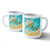 Hawaii Turtle Plumeria Summer Mug - Sea Style - AH Mug 11oz - Polynesian Pride