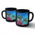 Hawaii Turtle Hibiscus Sea Mug - Ocean Of Love - AH Mug 11oz Black - Polynesian Pride