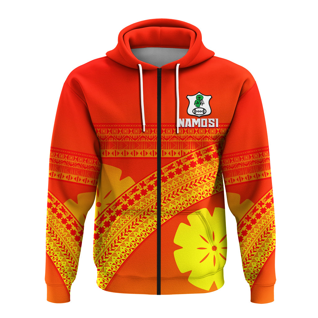 Namosi Rugby Fiji Zip Hoodie Kwaca Na Vatu LT4 - Polynesian Pride