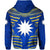 Nauru Polynesian Flag Hoodie Creative Style Blue LT8 - Polynesian Pride