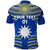 Custom Nauru Polynesian Flag Polo Shirt Creative Style Blue, Custom Text and Number LT8 - Polynesian Pride