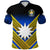 Nauru Polynesian Flag Polo Shirt Creative Style Gradient Blue LT8 - Polynesian Pride