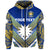 Custom Nauru Polynesian Flag Zip Hoodie Creative Style Blue NO.1 LT8 - Polynesian Pride