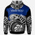 Nauru Custom Hoodie Ethnic Style With Round Black White Pattern - Polynesian Pride