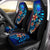 Nauru Custom Personalised Car Seat Covers - Vintage Tribal Mountain Universal Fit Vintage - Polynesian Pride