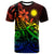 Nauru T Shirt The Flow Of The Ocean Rainbow Color Unisex Rainbow - Polynesian Pride