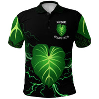 Custom Fiji Nausori Rugby Polo Shirt Simple Style, Custom Text and Number LT8 - Polynesian Pride
