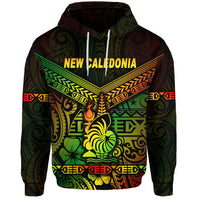 Custom New Caledonia Hoodie Simple Style Reggae LT8 - Polynesian Pride