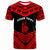 New Caledonia Custom T Shirt Tribal Pattern Cool Style Red Color Unisex Red - Polynesian Pride