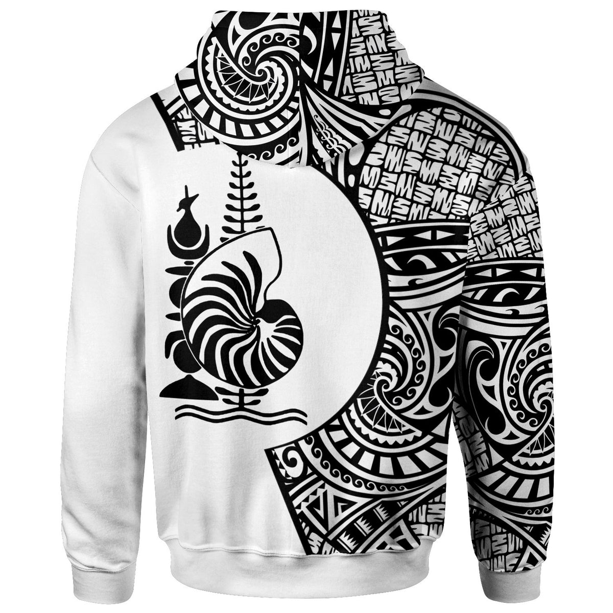 New Caledonia Hoodie Hook Tattoo - Polynesian Pride