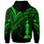 New Caledonia Hoodie Green Color Cross Style - Polynesian Pride