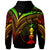 New Caledonia Zip Hoodie Reggae Color Cross Style - Polynesian Pride