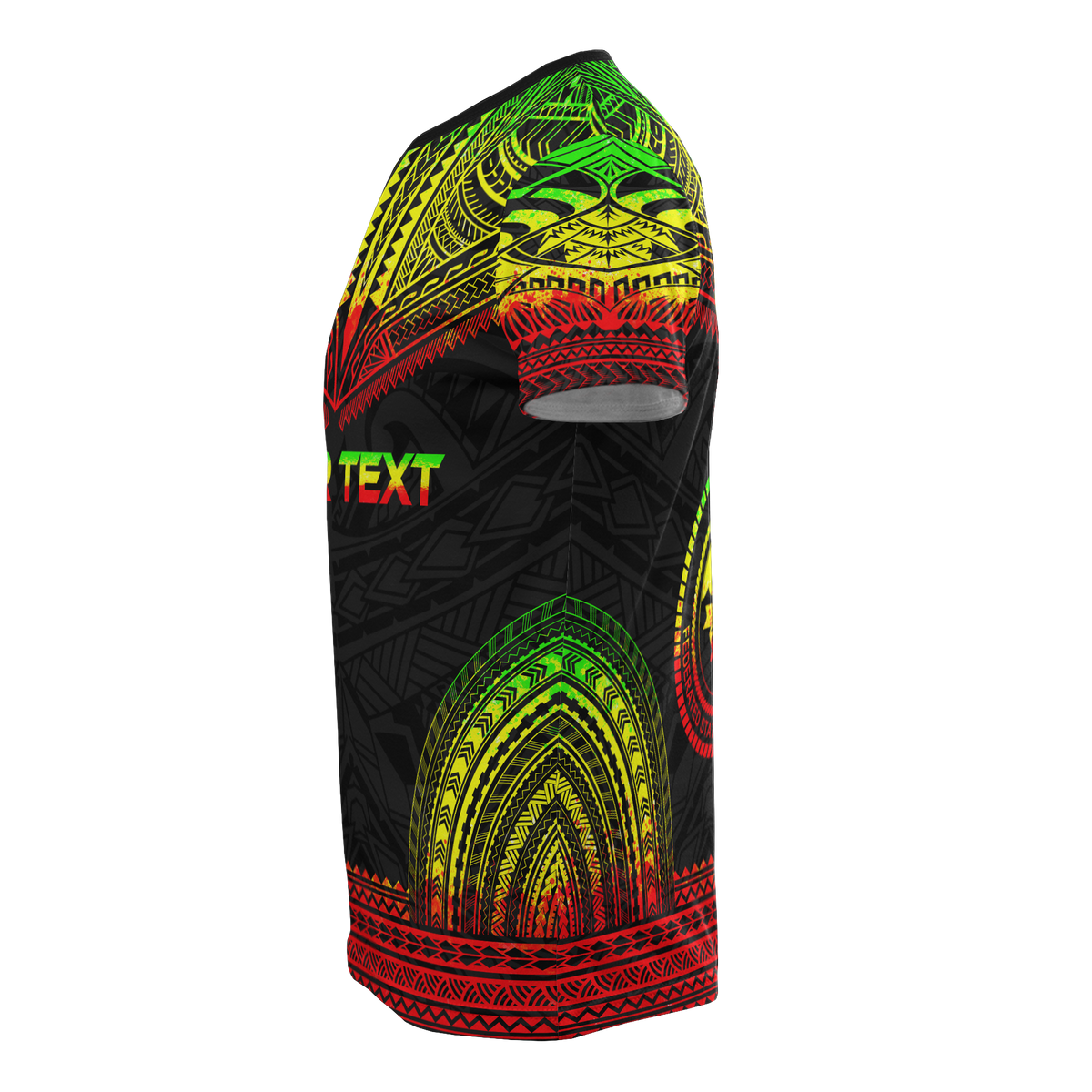 Kosrae All Over Custom T Shirt Kosrae Flag Polynesian Tattoo Reggae - Polynesian Pride