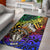 Niue Area Rug - Rainbow Polynesian Pattern Rainbow - Polynesian Pride